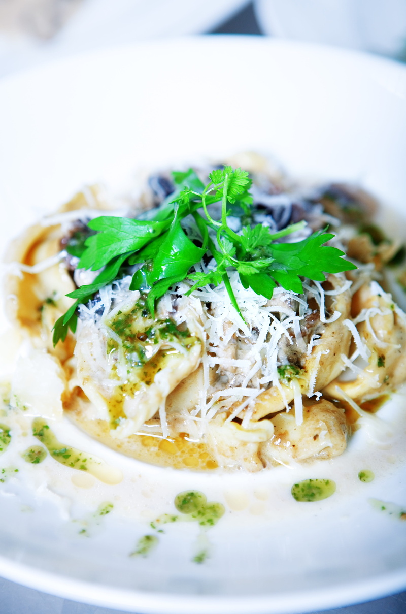 food and drink, tortelloni, vegetables, healthy, temptation, indulgence, cheese, still life, cuisine, herb, celery, indoors, vegetarian, pasta, dinner