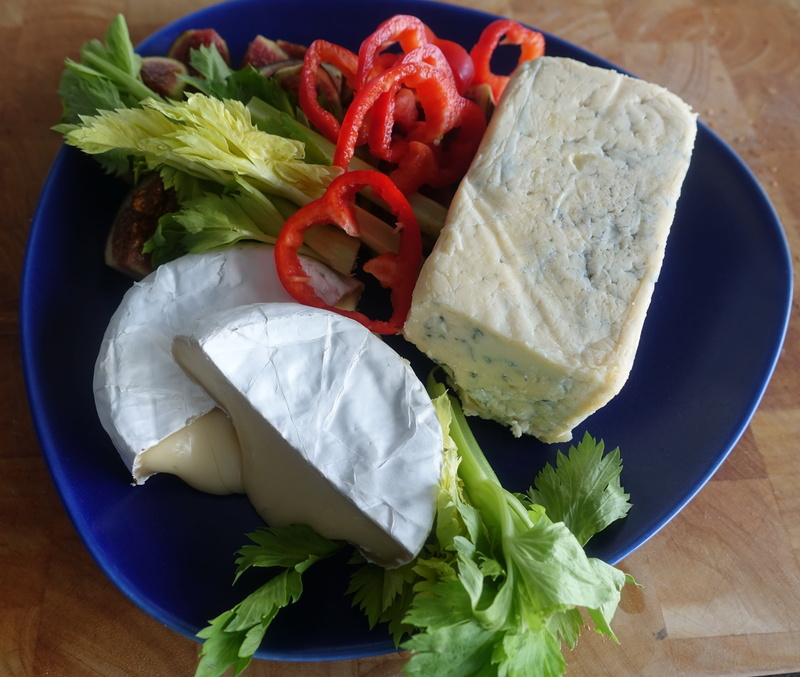 vegetable, ready-to-eat, freshness, indoors, dessert, no people, table, still life, comfort, serving size, close-up, served, brie, plate, high angle view