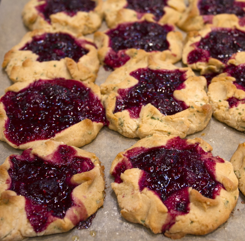 baking, sweet pie, herbs, baked, berry fruit, parchment paper, french food, freshness, baked pastry item, dessert, focus on foreground, entertaining, tart - dessert
