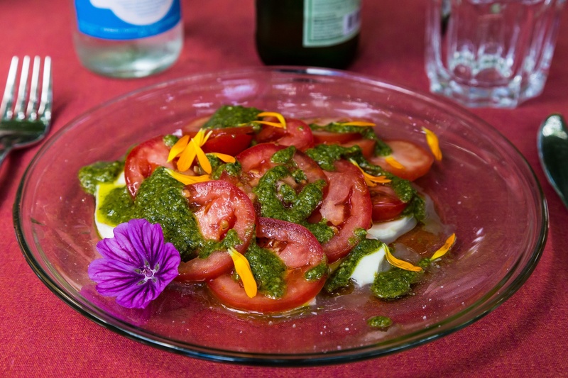 table, no people, glass, wellbeing, salad, food, crockery, healthy eating, tomatoes, drinking glass, serving size, cabbiolo, still life, mozarella, insalata caprese