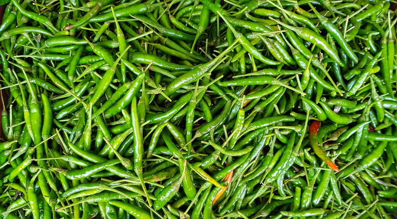 cayenne, nature, beauty in nature, healthy eating, textured, day, hot, wellbeing, no people, close-up, food, healthy, closeup, green, green color, directly above