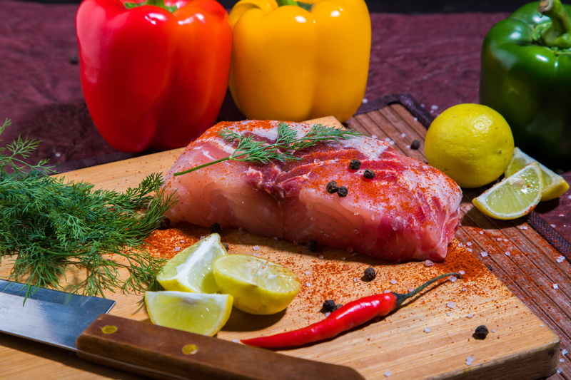 Fish, Capsicum, Food, Salmon, 5K
