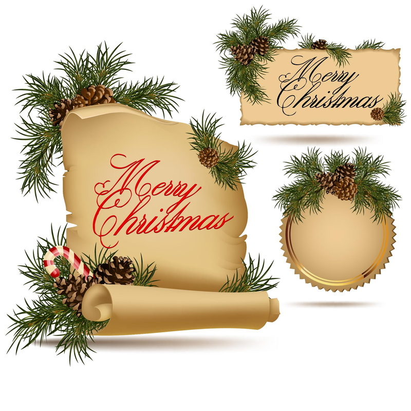 merry christmas, decor, merry, christmas, vector, 1080P, wall, scroll