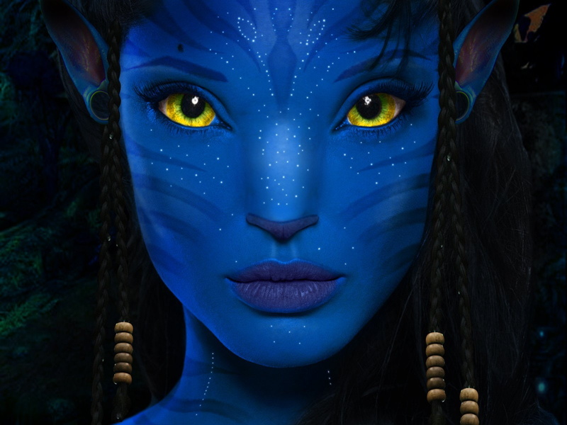 Fantasy, Woman, Blue, Girl, 720P, Avatar, Face