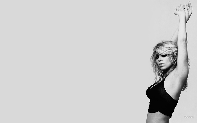 white, black, females, singer, monochrome, 1080P, eyes, sexy, babes, musician, women, face, girls, piper, blondes, cleavage, billie, actress