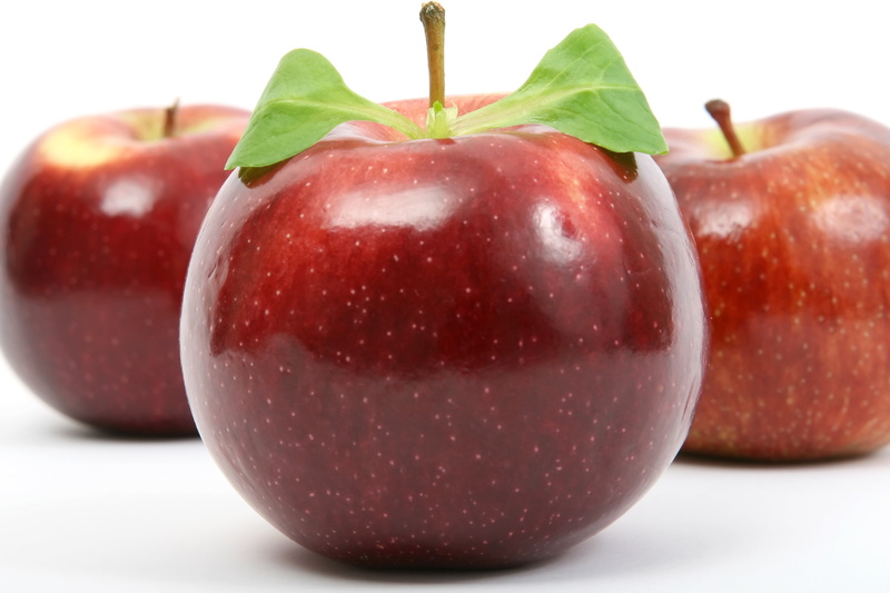 red, apples, granny, three, lunch, organic, vegetable, picked, diet, wholesome, ingredients, plant stem, indoors, green, food, freshness, plant part, closeup