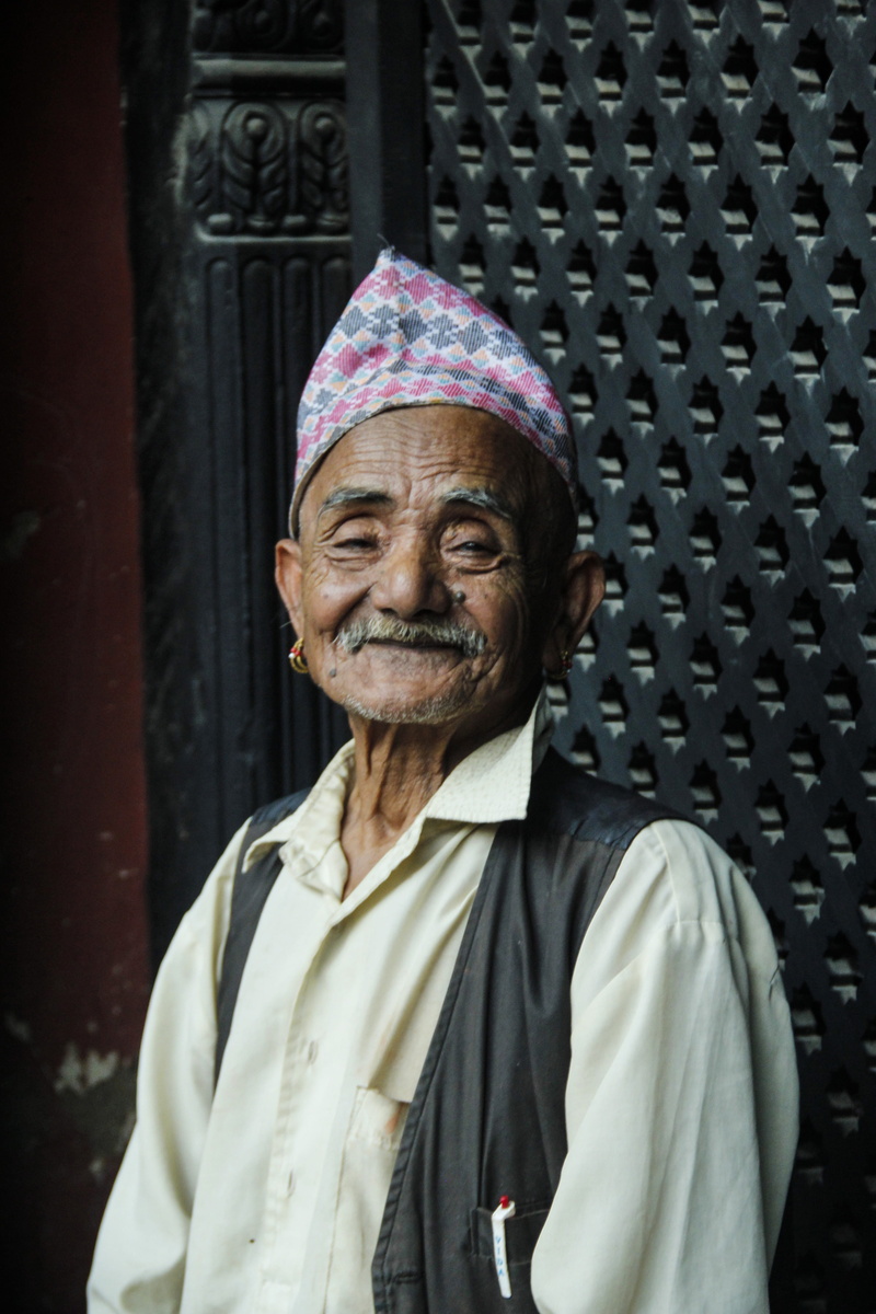 5K, old, one person, man, smiling, wear, facial expression, looking at camera, senior adult, elderly, aged, cap, male, person, religion, elder, architecture