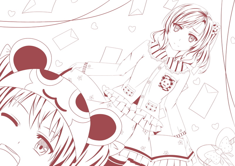 drawing - art product, creativity, no people, shape, paper, pencil drawing, 2K, aggression, love live, planning, blueprint, abstract, activity, white color