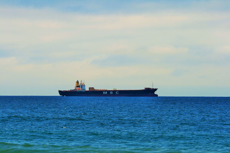 water, horizon over water, horizon, freight ship, no people, mode of transportation, High Seas, transportation, container ship, scenics - nature, freighter