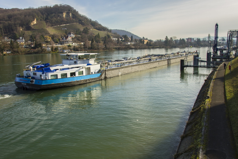day, mode of transportation, nature, city, transport system, port, waterfront, no people, passenger craft, motor tanker, sea, mooring, bay, 4K, rhine