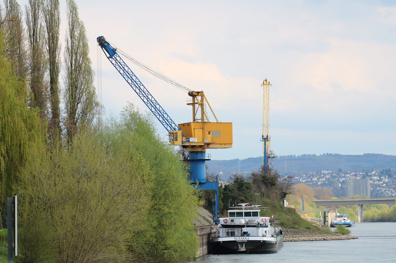 outdoors, port, machinery, freight transportation, nature, nautical vessel, business, Engers, no people, industry, 5K, crane - construction machinery
