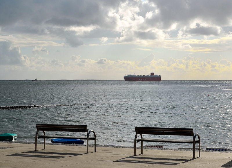 ozeanriese, vision, mood, water, Borkum, beauty in nature, 4K, nature, frachtschiff, trip, outdoors, rest, holiday, transportation, ship, Tug, absence