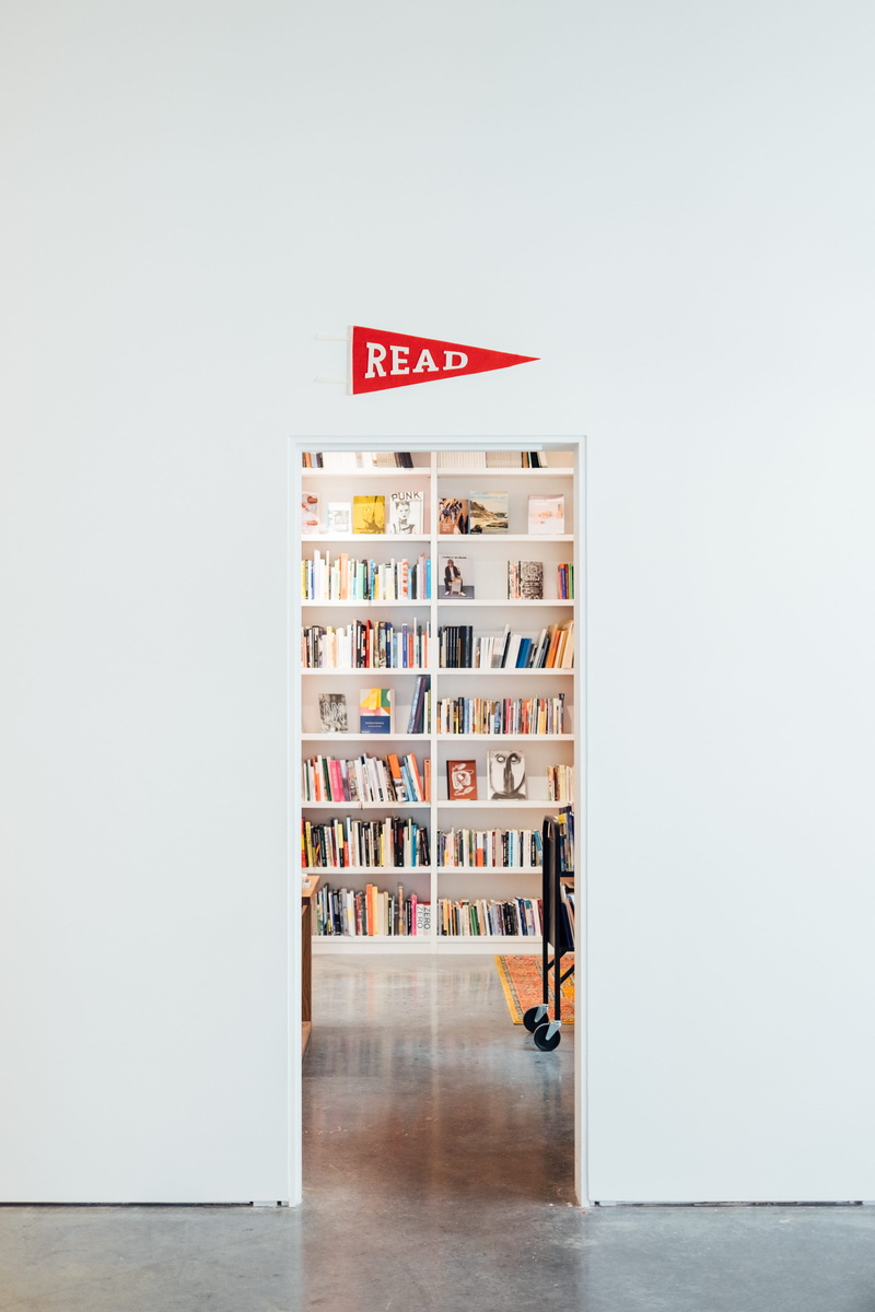 red flag, reading, desk, table, portrait, learning, books, architecture, furniture, bookshelf, business, art, white, library, 4K, flooring, interior, domestic Room