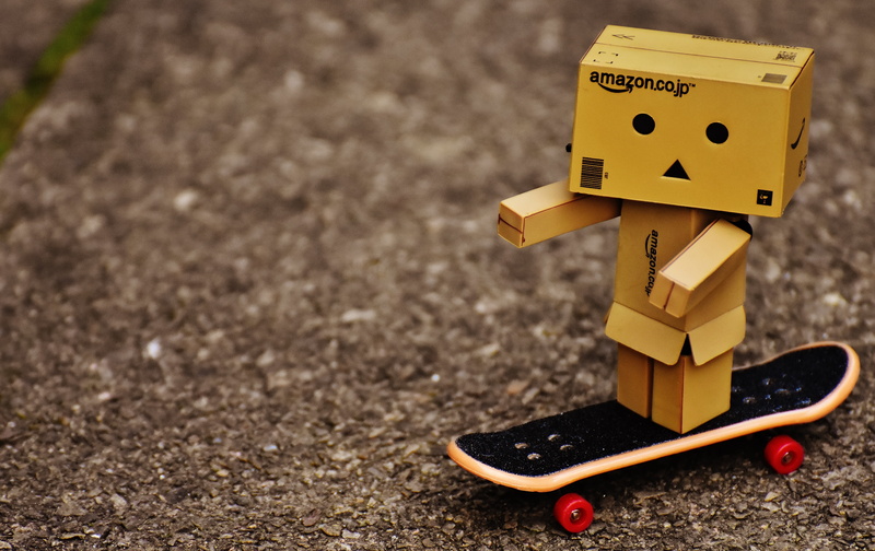 danbo, close-up, nature, creativity, industry, figure, humor, day, sweet, funny, yellow, road, human representation, skateboard, 5K, focus on foreground