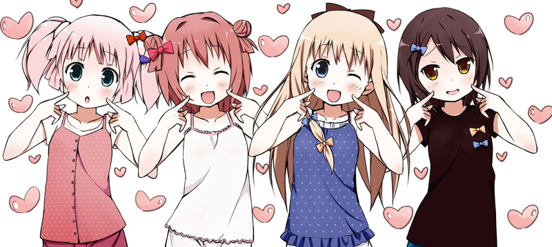 yuri, chinatsu, funami, yuru, 2K, akaza, yui, yoshikawa, kyouko, akari, toshinou