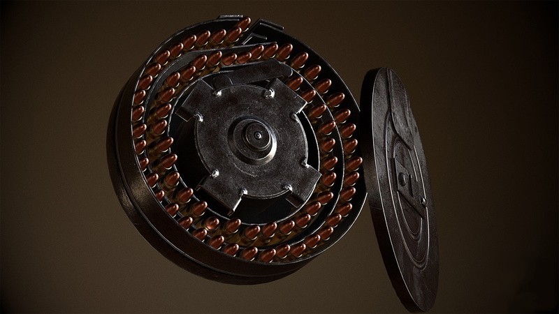 Shop, PPSH-41, Disk, 1080P