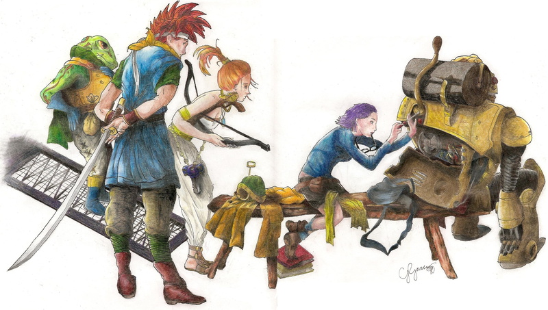 2K, chrono, trigger, fantasy, anime, action, rpg