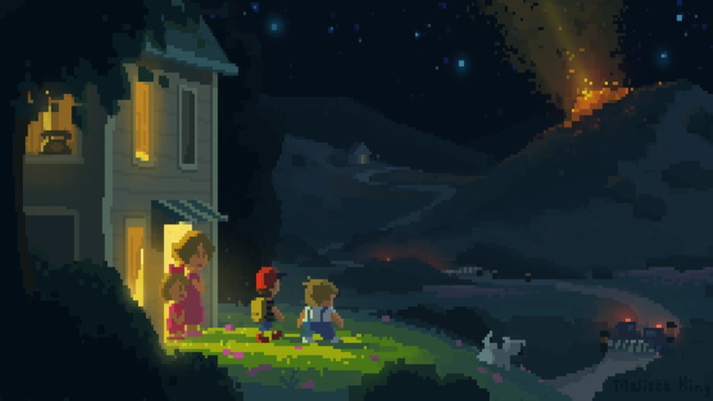 minimalism, retro games, 1080P, Earthbound