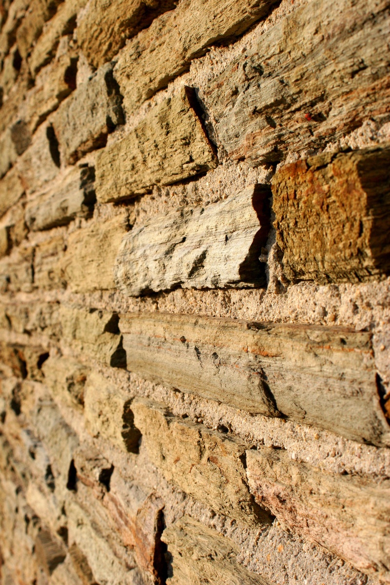 2K, low angle view, weathered, headache, outdoors, background, solid, pattern, france, wall, the past, sunlight, brick, built structure, worn, divorce