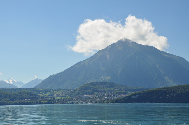 tranquility, switzerland, beauty in nature, scenics - nature, nature, outdoors, tuner lake, sea, mountain range, no people, lake, landscape, waterfront