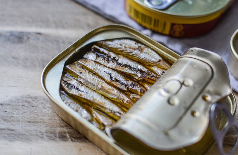 4K, indoors, storage, ready-to-eat, food, vertebrate, high angle view, sardines, kitchen utensil, can, fish, aluminum, table, omega 3, food and drink