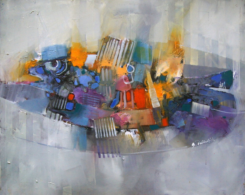Fish, water, built structure, day, oil, close-up, paint, nature, messy, high angle view, canvas 2017, burning fish, art and craft, Burning, indoors, it