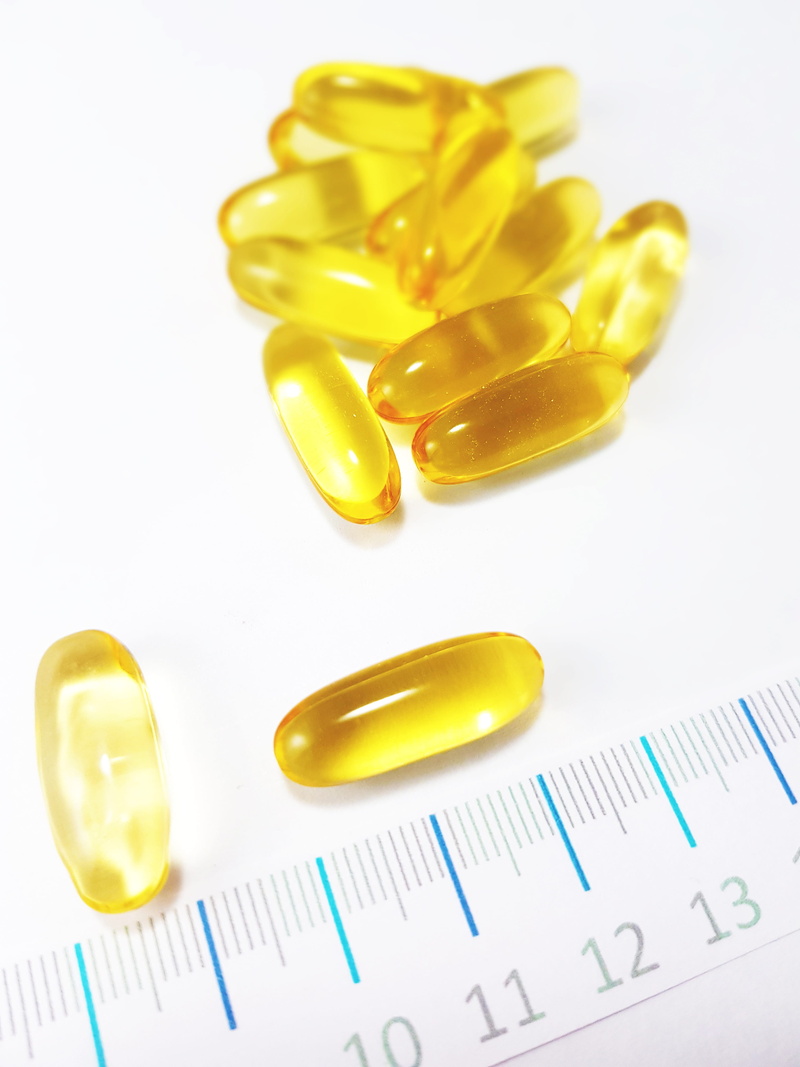 medical, dose, medicine, capsule, nutritional supplement, healthcare and medicine, disease, still life, cod liver oil, studio shot, white background, indoors