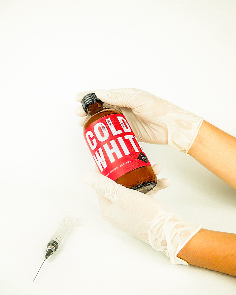 occupation, body part, close-up, alcohol, injection, paint container, surgical glove, beer, cold brewed, coffee, drink, care, human, beer bottle, human limb