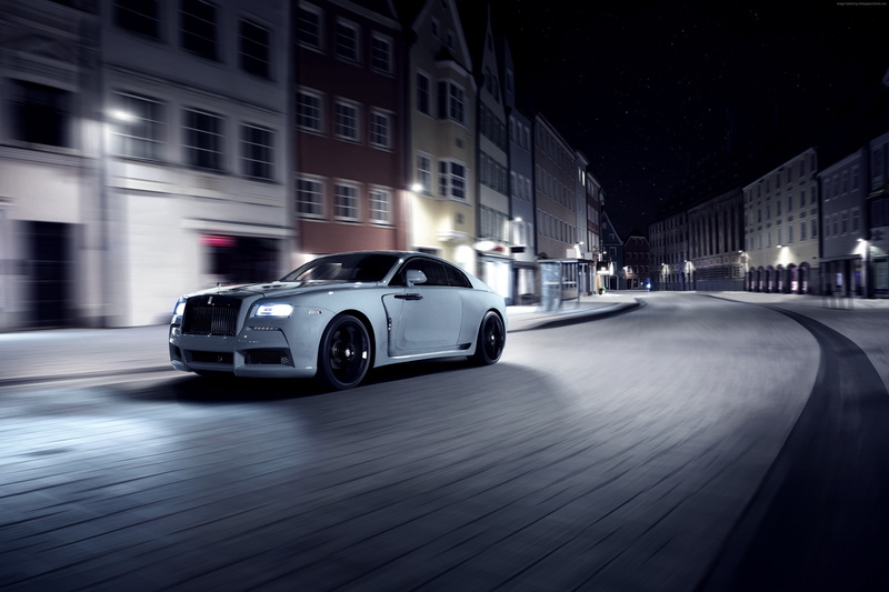 Spofec Rolls Royce Wraith, silver, Overdose, luxury cars, 4K