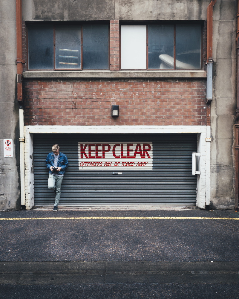 standing, wearing, adelaide, sitting, building, outdoors, urban, man, casual clothing, 4K, instruction, architecture, keep clear, street, shutter, brick