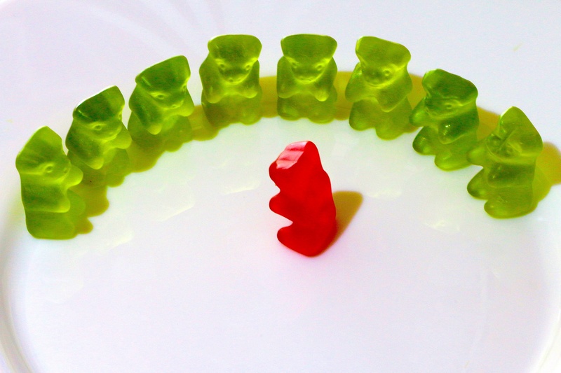 sweet food, close-up, dieting, fruit jelly, food and drink, high angle view, food, multi colored, 2K, in a semicircle, bear, no people, still life, art and craft