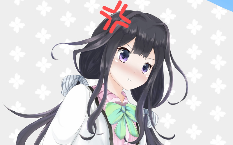 lifestyles, outdoors, one person, adagaki aki, plant, art and craft, 1080P, representation, creativity, hairstyle, black hair, nature, masamune-kun no revenge
