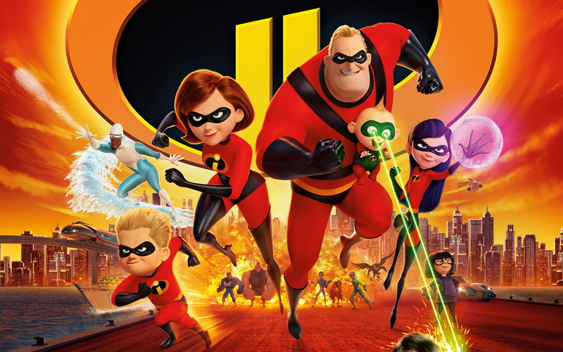 Incredibles, k, 4K, Animation, 2018