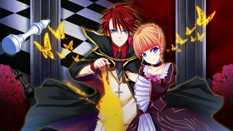 men, indoors, offspring, costume, Boy, females, people, two people, lifestyles, child, multi colored, Girl, young adult, Chess, Ushiromiya battler, women