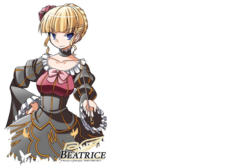 720P, Beatrice (Umineko no Naku Koro ni), Anime, Umineko: When They Cry