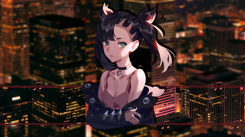city, 1080P, Marnie (Pokemon)