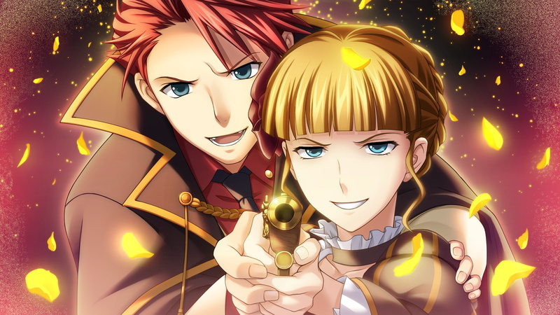 umineko, blonde, gun, naku, 1080P, (artist), konachan, com, hair, beatrice, eyes, weapon, ushiromiya, battler, petals, aqua, short, male, 242851, koro