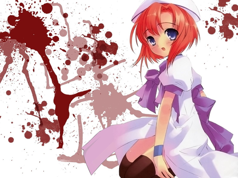 Higurashi When They Cry, Blood, Ryūgū Rena, When They Cry, 720P, Anime