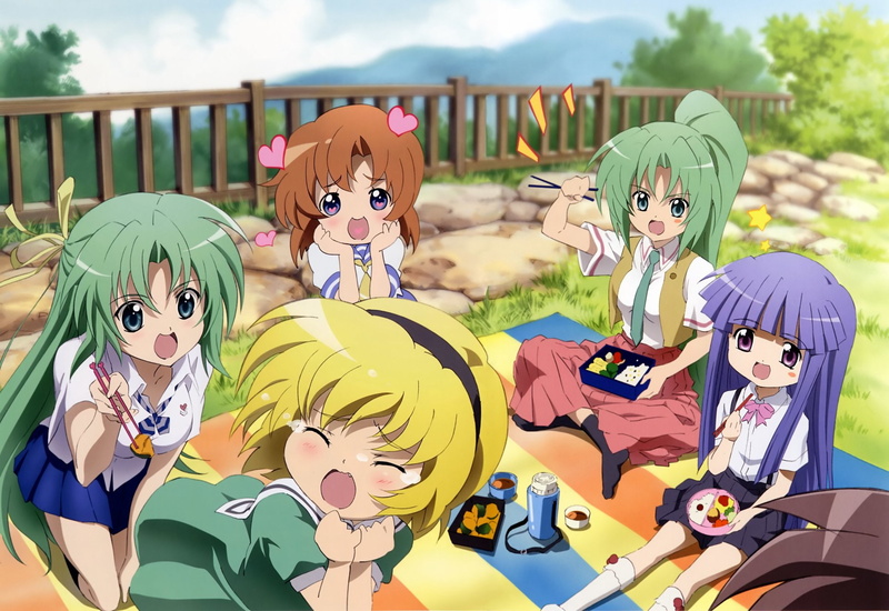 Furude Rika, Anime, Hōjō Satoko, Sonozaki Shion, 1080P, Ryūgū Rena, When They Cry, Sonozaki Mion