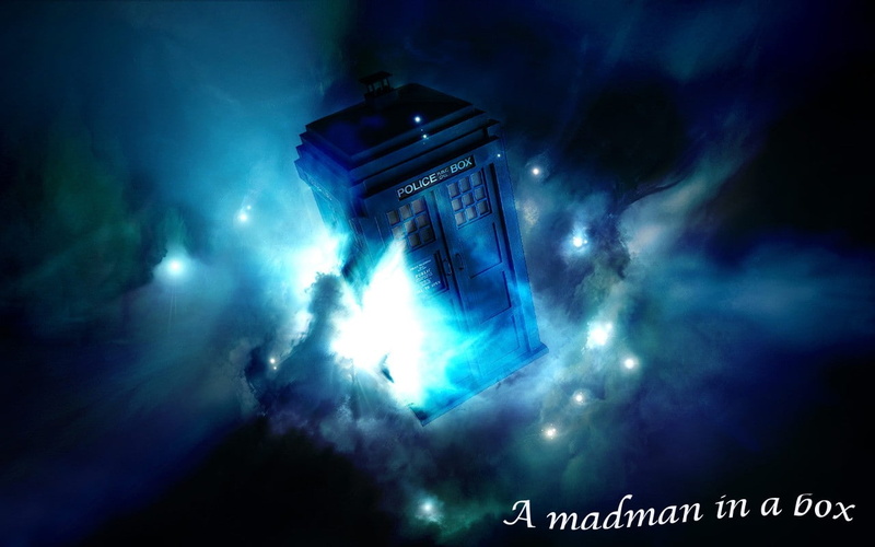 space, Doctor Who, 720P, blue