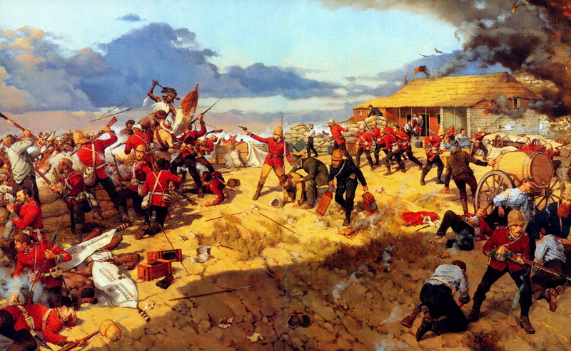 Anglo-Zulu war, painting, Battle, classical, when, Isandlwana, 1080P, the battle, art