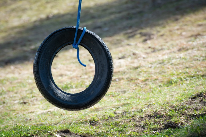 playground, game device, fun, field, plant, tire swing, land, childhood, rocking mature, chain, auto tires, swing device, geometric shape, rock, 2K, wheel