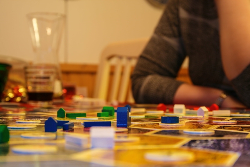 consideration, pieces, child, leisure activity, midsection, living room, casual clothing, strategy, selective focus, toy block, sitting, offspring, toy