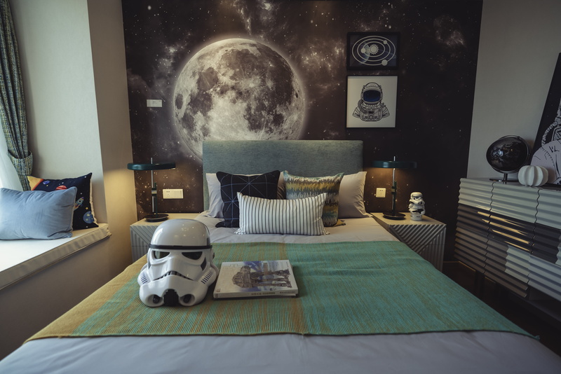 8K, built structure, lifestyles, sofa, stuffed, indoors, relaxation, astronomy, no people, furniture, coffee table, bedroom, table, space, architecture