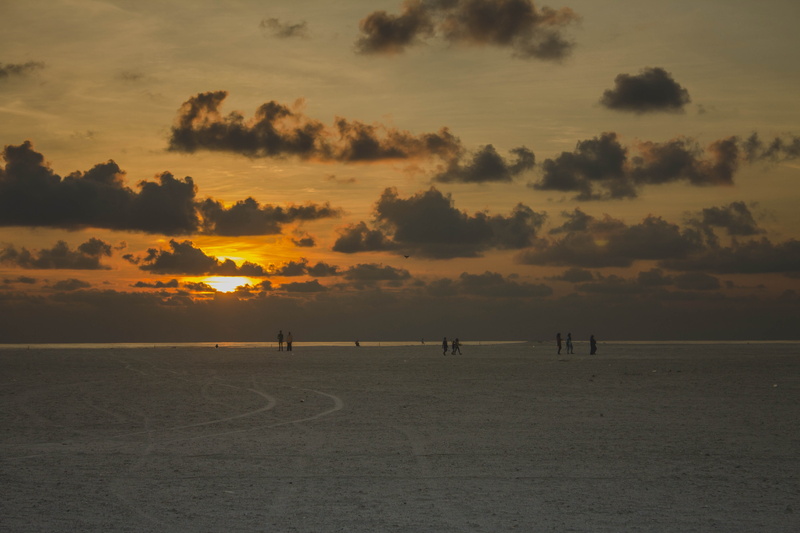 tranquil scene, sunset, leisure activity, real people, feydhoo, outdoors, environment, addu city, orange color, silhouette, scenics - nature, 5K, non-urban scene