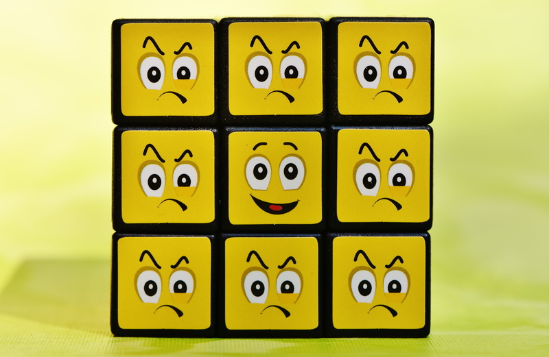 fun, variation, cube, choice, box, emotion, relaxation, large group of objects, cartoon, rubiks, smilies, emotions, emoticon, mood, feelings, x, in a row