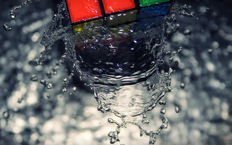 wave, running water, nature, 2K, water, wet, rubiks, drop, purity, x, freshness, outdoors, day, close, clean, motion, household equipment, rubik,