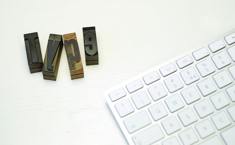 4K, white background, indoors, high angle view, computer equipment, connection, keyboard, communication, cubes, studio shot, computer, letters, wooden