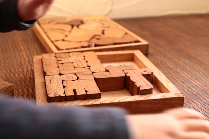 tricky, design professional, playback, patience, puzzle piece, working, human hand, human body part, toys, skill, wooden toys, carpentry, the pieces of the puzzle