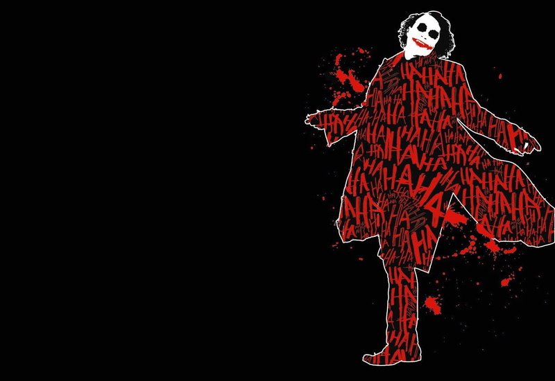 creativity, Joker, christmas, clothing, standing, DC Comics, copy space, three quarter length, studio shot, holiday - event, black background, warm clothing